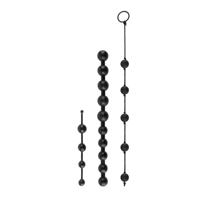 Anal Fantasy Collection  Kit Bolas Anales Principiantes – Color Negro