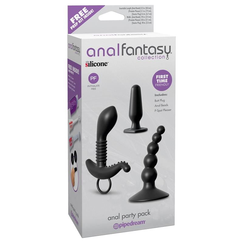 Anal Fantasy Collection  Pack Fiesta Anal – Color Negro