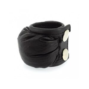 Anillo de Cuero para los Testículos 5 Anillo para el Pene Ancho Ajustable con Cordones Cuero - Erotiks | Tienda erótica online