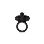Anillo para Pene con Vibración Conejito Silicona – Negro