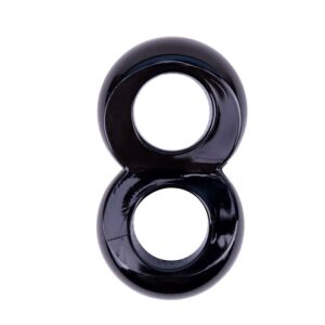Anillo para el Pene Doble Duo Cock 8 Negro 1 Anillo para el Pene Doble Duo Cock 8 Negro - Erotiks | Tienda erótica online