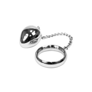 Anillo Pene con Huevo Anal Acero Inox 40mm 6 Anillo de Metal para el Pene y Testículos - Erotiks | Tienda erótica online