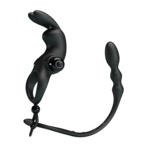 Anillo Vibrador con Cadena Anal Desmontable 13 masturbador masculino - Erotiks | Tienda erótica online