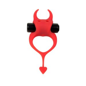Anillo Vibrador Devil 11.5 x 3.2 cm 6 Zadok Anillo para Pene y Testículos - Erotiks | Tienda erótica online