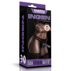 Arnés Ajustable con Dildo 7.0 7 Arnés con Dildo Hueco Jessica 18 cm - Erotiks | Tienda erótica online