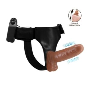 Arnés con Dildo Retractil con Vibración 9 Alex Arnés Universal Ajustable - Erotiks | Tienda erótica online