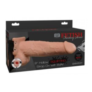 Arnes Elastico con Dildo Hueco 9 Funcion Squirting Natural 17 - Erotiks | Tienda erótica online
