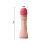 Baile Dildo con Ventosa Color Natural 23.5 cm