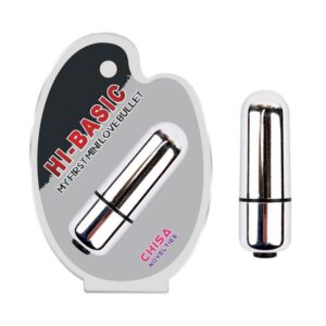 Bala Vibradora Hi-Basic 5.8 x 1.8 cm Plata 1 Bala Vibradora Hi-Basic 5.8 x 1.8 cm Plata - Erotiks | Tienda erótica online