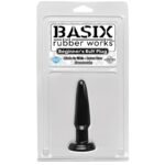 Basix Rubber Works Butt Plug Principiantes – Color Negro