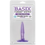 Basix Rubber Works  Mini Butt Plug – Color Púrpura