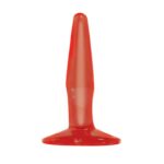 Basix Rubber Works  Mini Butt Plug – Color Rojo