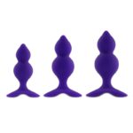 Bibi Twin Set de 3 Plugs Anales Púrpura