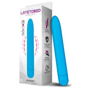 Bluesky Vibrador 10 Funciones 18,5 cm USB Azul Mate 3 Pretty Love Vibrador Snappy Color Púrpura - Erotiks | Tienda erótica online