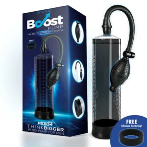 Bomba Manual para el Pene PSX04 Negro 4 Pump Worx Succionador Vibrador para Principiantes Color Negro - Erotiks | Tienda erótica online