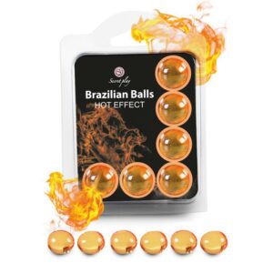Brazilian Balls Set 6 Efecto Calor 3 Shunga Aceite de Masaje Efecto Calor Aroma Sorbete de Medianoche - Erotiks | Tienda erótica online