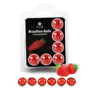 Brazilian Balls Set 6 Fresa 2 Kit Geishas Secret Exotic Fruits - Erotiks | Tienda erótica online