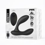 Brett Masajeador Prostático Control Remoto USB Silicona Líquida