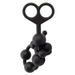 Cadena Anal 30.8 x 2.4 cm Silicona Negro