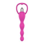 Cadena Anal con Vibración Rosa