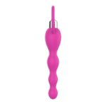 Cadena Anal con Vibración Rosa