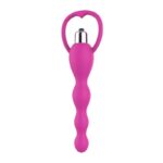 Cadena Anal con Vibración Rosa