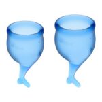 Copas Menstruales Feel Secure Dark Blue Pack de 2