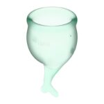 Copas Menstruales Feel Secure Light Green Pack de 2