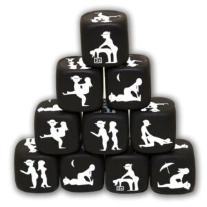 Dado Negro de Posturas 4 Juego de Mesa la Pirámide del Amor - Erotiks | Tienda erótica online