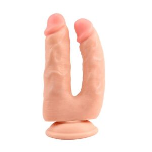 Dildo Doble Bromeo N3 Natural 9 Estimulador Luna Purpura Silicona 25 cm - Erotiks | Tienda erótica online