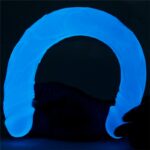 Dildo Doble Lumino 14.5 Luz Azul