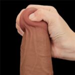 Dildo Dual Density Piel Deslizante 13.5
