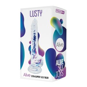 Dildo Jelly Lusty 18 cm 9 Baile Plug Anal Color Púrpura - Erotiks | Tienda erótica online