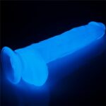Dildo Lumino 10 Luz Azul
