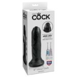 Dildo Realista con Glande Retráctil Color Negro 6