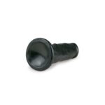 Pene Realístico Negro  – 15.5 cm
