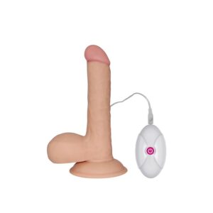 Dildo The Ultra Soft Dude con Vibración 7.5 Natural 2 Pretty Love Vibrador Snappy Color Púrpura - Erotiks | Tienda erótica online