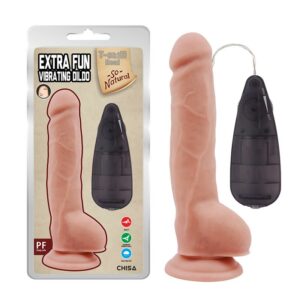 Dildo Vibrador Realista Extra Fun 9.2 9 Dildo Nature 7 Silicona Líquida Natural - Erotiks | Tienda erótica online