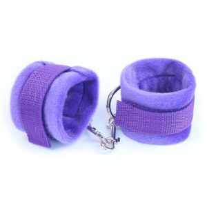 Esposas de Tela con Velcro para Muñecas con Pelo Largo Púpura 14 - Erotiks | Tienda erótica online