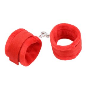 Esposas de Tela con Velcro para Muñecas con Pelo Largo Rojo 10 Cuerda 7 m Rojo - Erotiks | Tienda erótica online