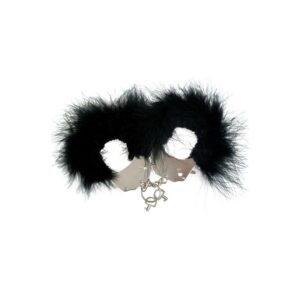 Esposas Metal y Plumas Negro 4 Esposas de Cuerda para Principiantes Ajustables - Erotiks | Tienda erótica online
