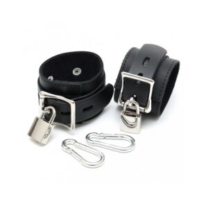 Esposas Pies Cuero Ajustables con Candado 10 Esposas de Cuerda para Principiantes Ajustables - Erotiks | Tienda erótica online