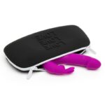 Estuche con Cremallera LOVE Medio Negro