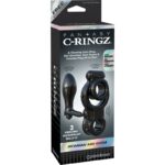 Fantasy C-Ringz Anillo con Plug Anal Ironman Negro