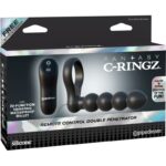 Fantasy C-Ringz Anillo Doble Penetrador con Control Remoto Color Negro