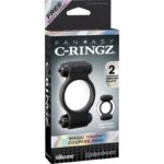 Fantasy C-Ringz Anillo para PArejas  Magic Touch Negro