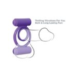 Fantasy C-Ringz Anillo Vibrador de Silicona Double Delight Púrpura