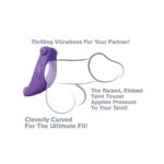 Fantasy C-Ringz Anillo Vibrador de Silicona Taint-Alizer Púrpura