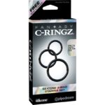 Fantasy C-Ringz Set de 3 Anillos de Silicona Color Negro