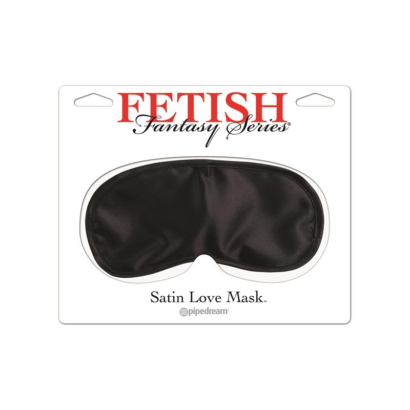 Fetish Fantasy Series Antifaz de Satén Love – Color Negro